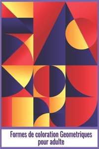 Formes de coloration Geometriques pour adulte