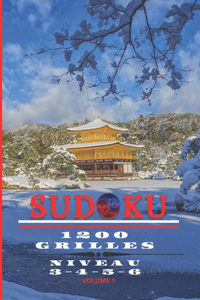 SUDOKU 1200 grilles, niveau 3-4-5-6 , volume 1, 200 PAGES, 15,24 x 22,86 cm (6X9po)