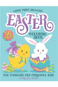Easter Coloring Book For Toddlers And Preschool Kids