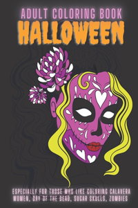 Halloween Adult Coloring Book