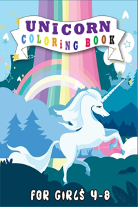 Unicorn Coloring Book for Girls 4-8