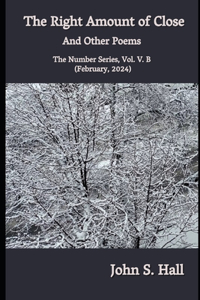 Right Amount of Close and Other Poems: The Number Series, Vol. V.B (February, 2024)