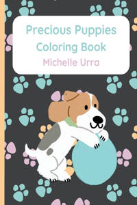 Precious Puppies Coloring Book