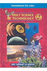 Texas Holt Science & Technology Datasheets for Labs, Grade 7