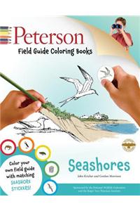 Peterson Field Guide Coloring Books: Seashores [With Sticker(s)]