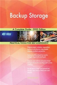 Backup Storage A Complete Guide - 2020 Edition