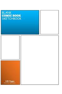 Blank Comic Book Sktechbook Draw Your Own Comics