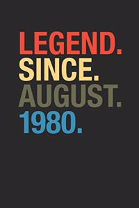 Legend Since August 1980