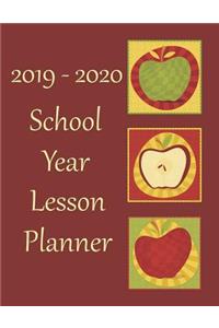 2019 - 2020 School Year Lesson Planner