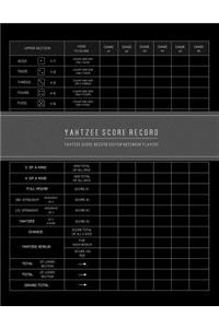 Yahtzee Score Record