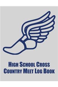 High School Cross Country Meet Log Book