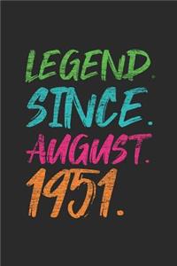 Legend Since August 1951