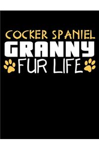 Cocker Spaniel Granny Fur Life