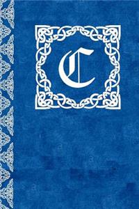 C Monogram Scottish Celtic Journal/Notebook