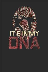 It's In My DNA: Karate Notebook, Blank Lined (6 x 9 - 120 pages) Martial Arts Themed Notebook for Daily Journal, Diary, and Gift