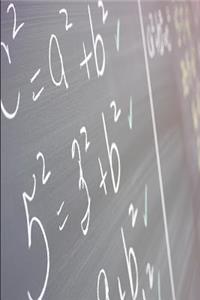 School Journal Chalkboard Closeup Lined Journal Pages