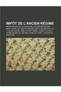 Impot de L'Ancien Regime