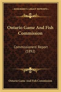 Ontario Game and Fish Commission