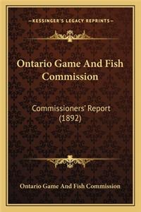 Ontario Game and Fish Commission