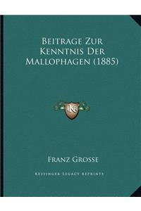 Beitrage Zur Kenntnis Der Mallophagen (1885)
