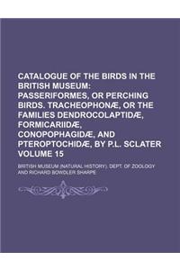 Catalogue of the Birds in the British Museum Volume 15