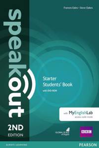 Speakout Starter 2nd Edition Students' Book with DVD-ROM and MyEnglishLab Access Code Pack