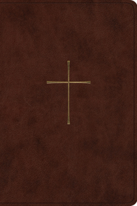 ESV Premium Gift Bible (Trutone, Brown, Cross Design)