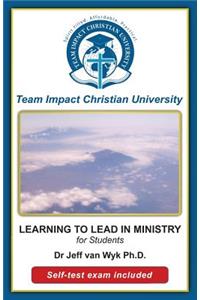 Learning to lead in ministry for students