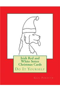 Irish Red and White Setter Christmas Cards