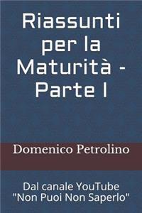 Riassunti Per La Maturit