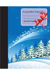 Primary Composition Book - Christmas Snowman