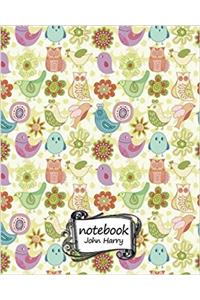 Bird Pattern Journal