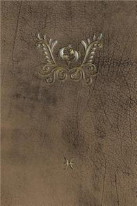Monogram Pisces Notebook