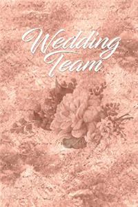 Rose Gold Wedding Team Journal Notes To Write In