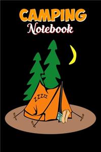 Camping Notebook: Record Your Adventures - 120 Pages Of Blank Lined Paper For Writing Notes, Memories And Many More During Camping