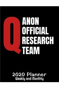 Q Anon Offical Research Team 2020 Planner