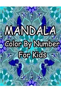 Mandala Color by Number for Kids