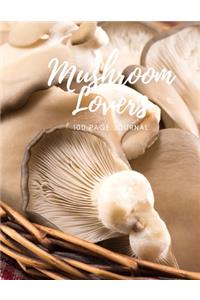 Mushroom Lovers 100 page Journal
