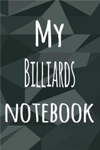 My Billiards Notebook