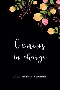 Genius In Charge 2020 Weekly Planner