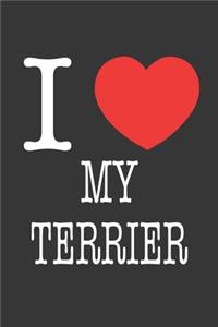 I Heart My Terrier Notebook
