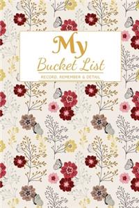 My Bucket List
