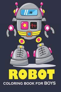 Robot Coloring Book for Boys