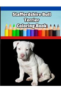 Staffordshire Bull Terrier Coloring Book