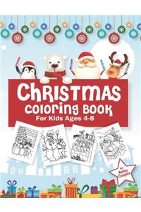 Christmas Coloring Book for Kids Ages 4-8