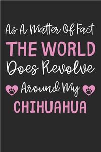 As A Matter Of Fact The World Does Revolve Around My Chihuahua