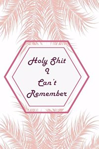Holy Shit I can't Remember