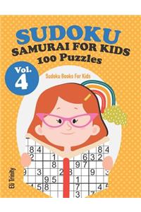 Sudoku Samurai for Kids 100 Puzzles Vol.4