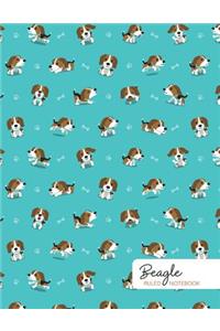 Beagle Ruled Notebook: 150 Page Journal