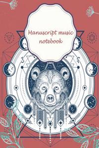 Manuscript Music Notebook